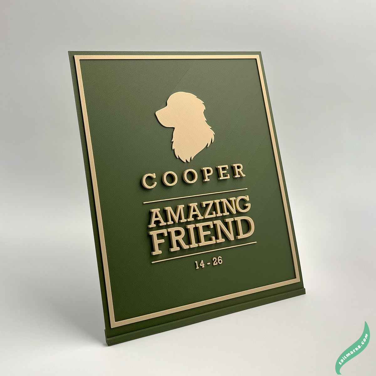 Placa Memorial para Cães "Amazing Friend"
