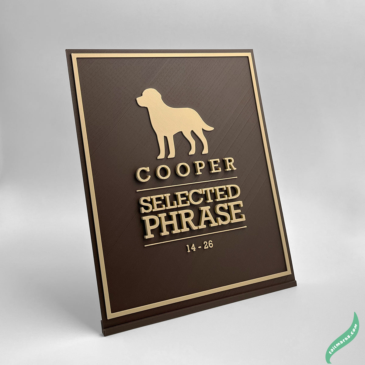 "Faithful Friend" Dog Memorial Plaque