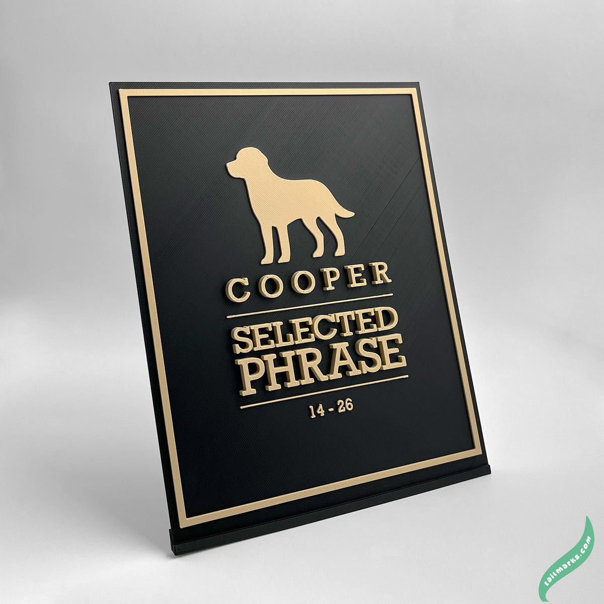 "Faithful Friend" Dog Memorial Plaque