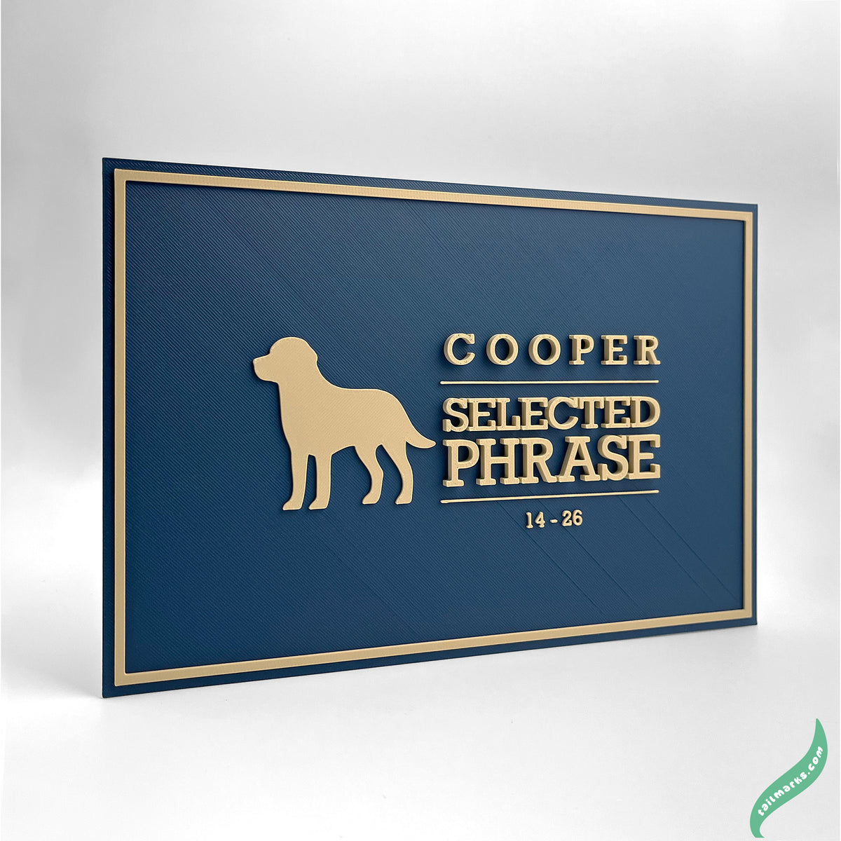 "Faithful Friend" Dog Memorial Plaque