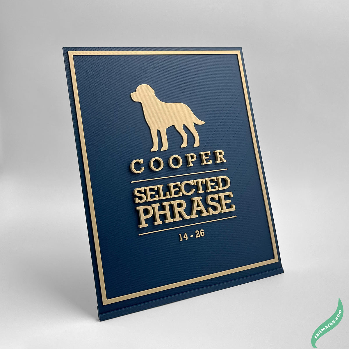 "One Free Spirit" Dog Memorial Plaque