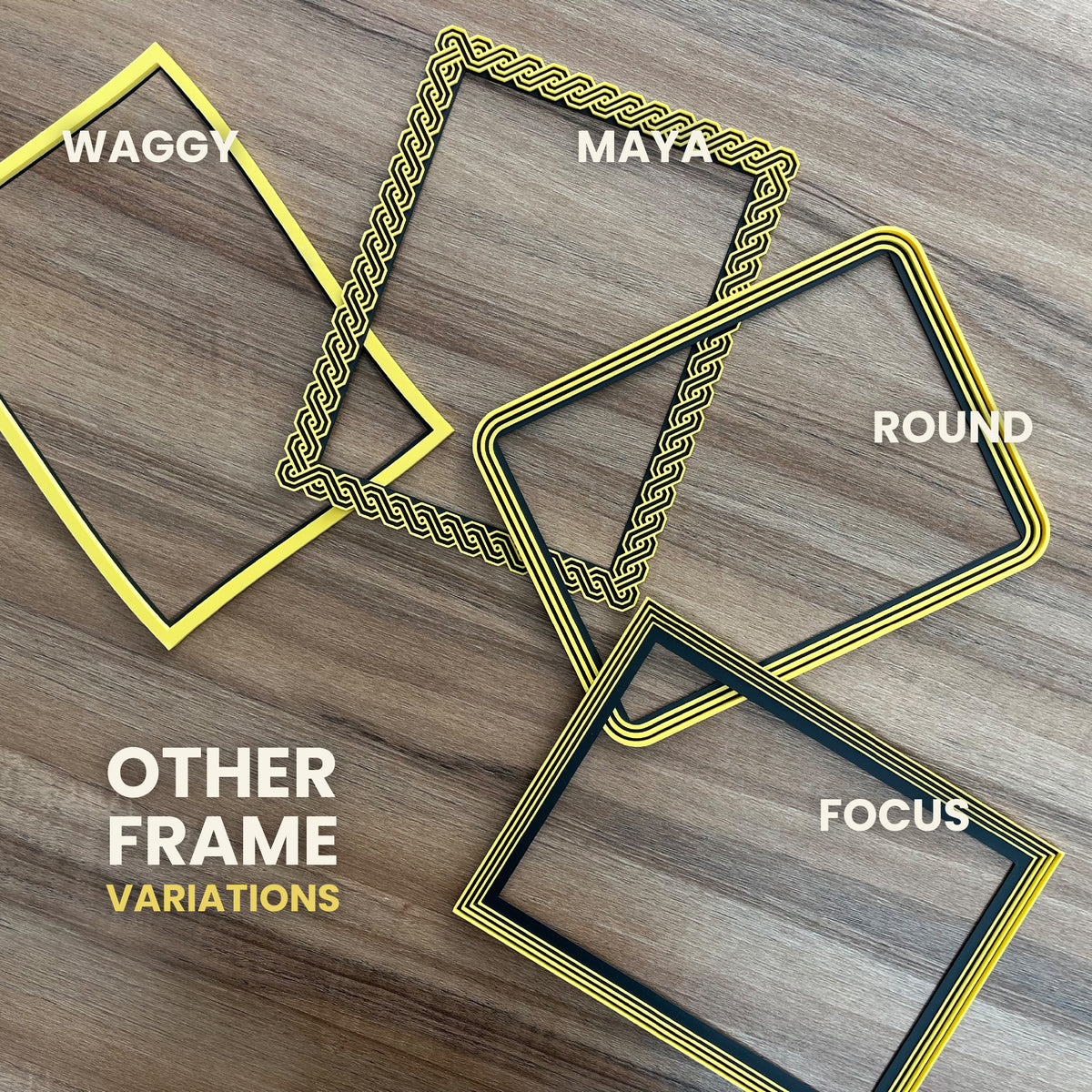 Quadro 3D Personalizado "Warning — Personal Space Extinct" com Moldura Integrada